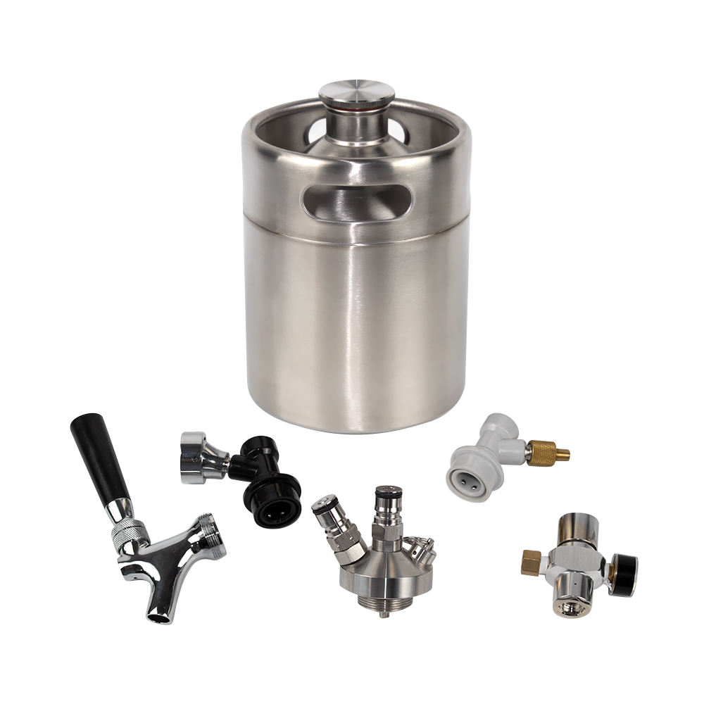 FACTORY SUPPLY mini beer homebrew brewery portable adjustable beer keg 10L with dispenser