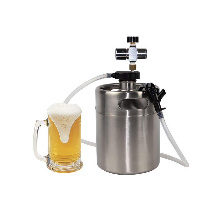 plastic draft beer barrel dispenser with picnic tap for 5L mini keg