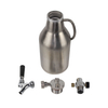 Craft Beer Dispenser for 4L double wall vacuum insulted Growlers with CO2 regulator