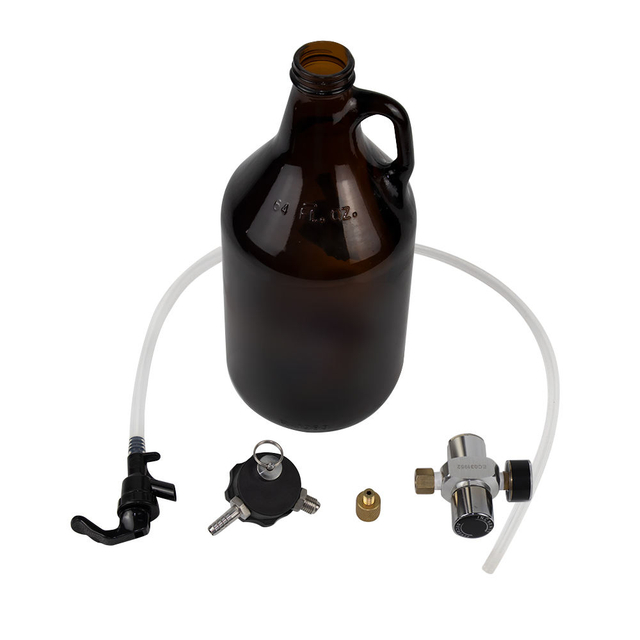 2023 Innovative Products Glass Bottle One Gallon 128 Ounce Beer Barrel Dispenser