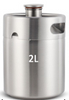 homebrew container for 2L keg growler with spear