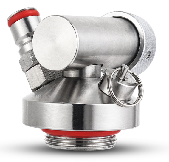 Stainless Steel Spear Coupler Quick Fitting Connector Mini Keg Dispenser for Craft Beer Growler