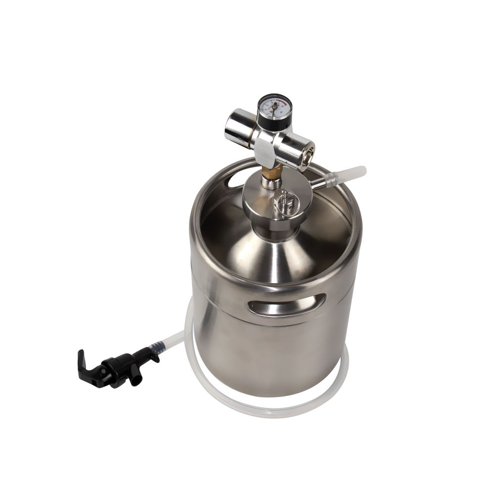 Homebrew Stainless Steel Single Wall Beer 4L Mini Keg Draft beer keg