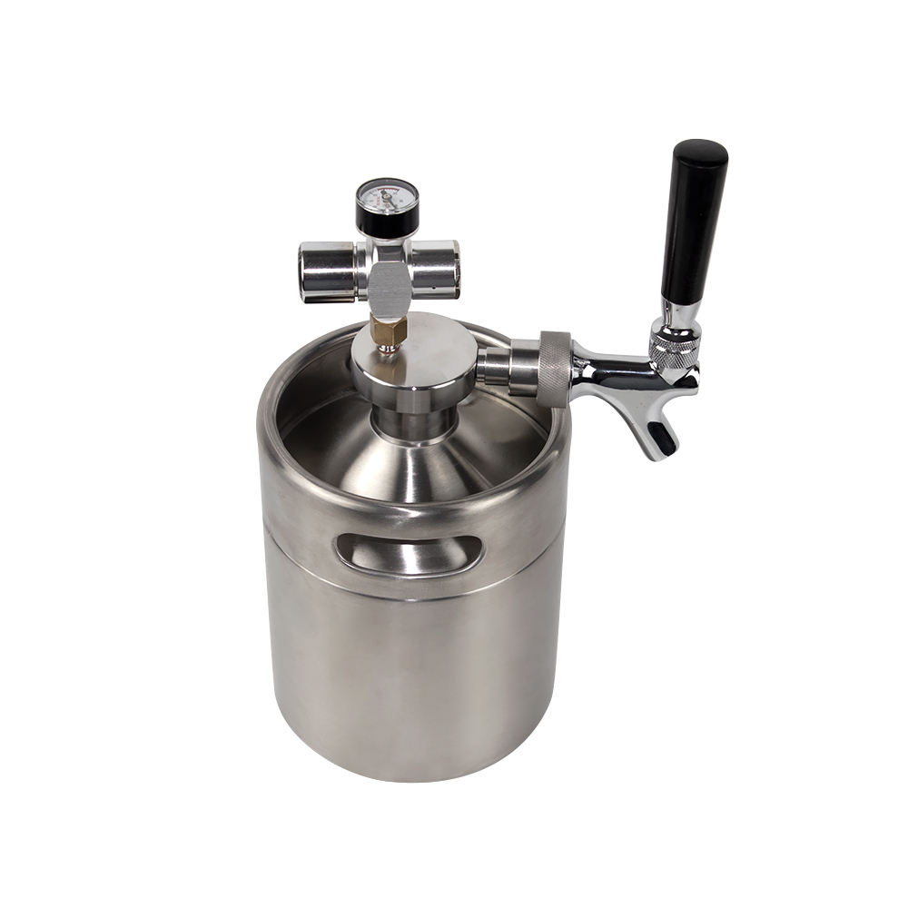 Stainless Steel Single Wall 10L Growler with Dispenser