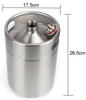 portable beer growler tap for 5L mini keg