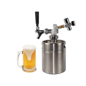 Pressurized Beer Keg System Stainless Steel Mini Growler Keg 5L