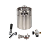 Stainless Steel Single Wall 10L Growler with Dispenser