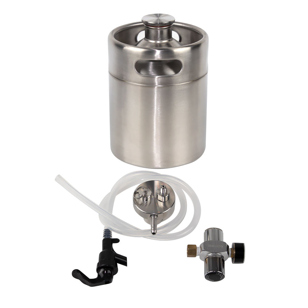 Homebrew Stainless Steel Single Wall Beer 4L Mini Keg Draft beer keg