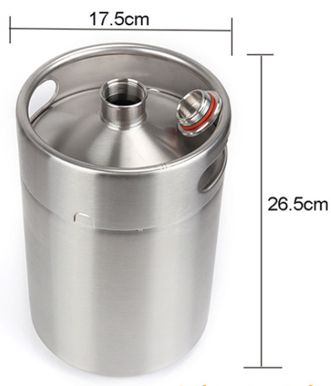 5L Stainless Steel Beer Kegs